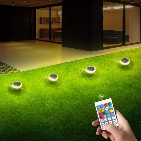 Eclairage exterieur led solaire avec telecommande .